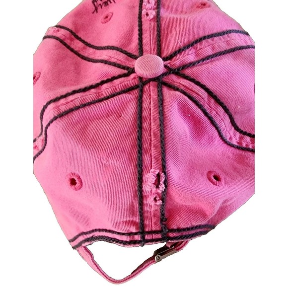 Pink Dallas Cowboys Baseball Cap Vintage Adjustable Signed 2010 Cheerleaders - Picture 5 of 10